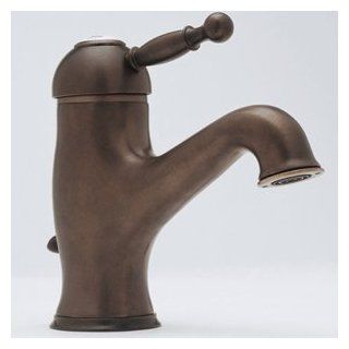 Rohl AY51IB 2L Inca Brass L Ornate Metal Lever Bathroom Faucets Single Hole Lavatory Faucet   Touch On Bathroom Sink Faucets  