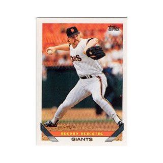 1993 Topps #604 Rod Beck Sports Collectibles