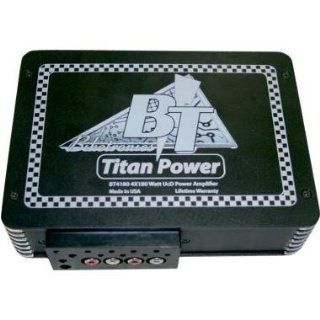 Biketronics Compact Titan 4 Channel Amplifier BT4180 Automotive