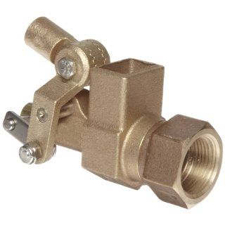 Robert Manufacturing RF605T High Turbo Series Bob Red Brass Float Valve, 1" NPT Female Inlet x Free�Flow Outlet, 110 gpm at 85 psi Pressure Industrial Float Valves