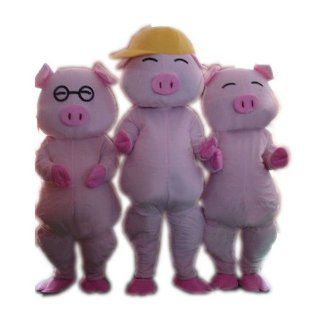 3 Pigs Mascots Costumes Fancy Dress Outfits Suits  Pig Feet Costume  Sports & Outdoors