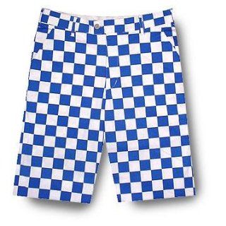 Loudmouth Golf Mens Shorts Derby Chex   Size 38 