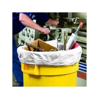 SKILCRAFT   8105 01 517 1353   CORELESS ROLL LINERS, AUTOCLAVABLE, CAPACITY 33 GAL., COLOR CLEAR, LINEAR LOW DENSITY MATERIAL, WIDTH 33 IN., LENGTH 39 IN., THICKNESS 0.7 MIL, MAX. LOAD 55 LB., PACKAGE QUANTITY 250, Cost per bag $0.16 Health & Personal