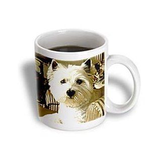 3dRose Westie Mug, 15 Ounce Kitchen & Dining