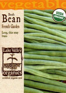 Lake Valley 3978 Organic Bean French Garden (Bush) Seed Packet  Vegetable Plants  Patio, Lawn & Garden