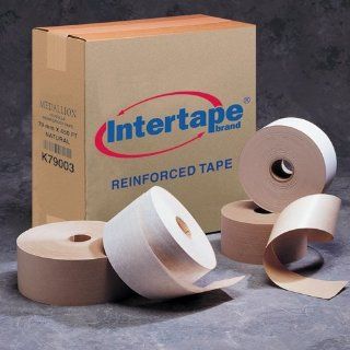 Intertape T907KR609 Ultra Light Duty Legend Reinforced Tape, 450' Length x 70mm Width, Kraft (Case of 10)