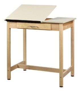 37" High Drafting Table with 2 Piece Adjustable Top IWA132
