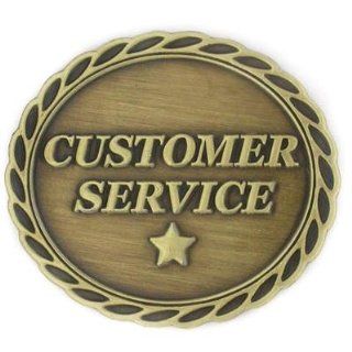 Customer Service Bronze Lapel Pin Jewelry