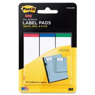 Wholesale CASE of 25   3M Post it Super Sticky 1x3 Removable Label Pads Label Pads, 1"x3", 3PD/PK, Ast 