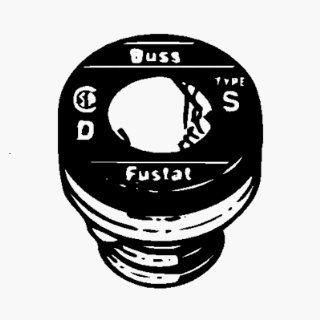 Bussmann S 5 5 Amp Type S Time Delay Dual Element Plug Fuse Rejection Base, 125V UL Listed, 4 Pack    