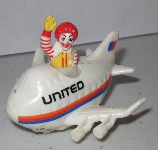 Vintage Kids Meal Toy Mcdonalds Ronald Mcdonald United Airlines  Other Products  