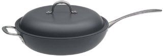 Calphalon Commercial Hard Anodized 6 Quart Chef's Skillet with Lid Kitchen & Dining