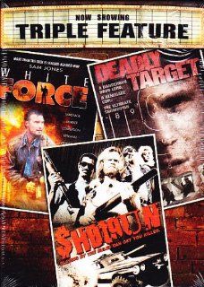 Deadly Target / Shotgun / White Force Gary Daniels, Ken McLeod, Stuart Chapin, Sam Jones, Various Movies & TV