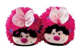 Child Fuzzy Friends Pink Butterfly Slippers Aroma Home Lady Bug Slipper Shoes