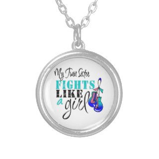 My Twin Sister Fights Like a Girl   Thyroid Cancer Jewelry