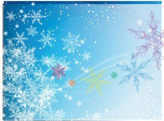 RAINBOW SNOWFLAKES   Holiday Boxed Cards   10 Cards Per Box Health & Personal Care