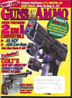 GUNS & AMMO One Pro .400 Cor Bon Remington 597 Ithaca Kimber Classic Gold 7 1998 Entertainment Collectibles