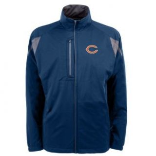 NFL Men's Chicago Bears Desert Dry Full Zip Jacket  Sports Fan Outerwear Jackets  Clothing