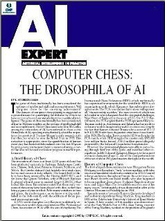 AI Expert Computer Chess The Drosophila of AI CMP Media LLC Books