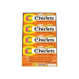 Chiclets Fruit Flavored Gum   12 piece pack, 600 per case  Chewing Gum  Grocery & Gourmet Food