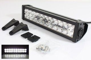 1 X 13.5" 24 LED 72W Spot Roof Top/Grille/Bull Bar Light with Switch for 4x4 Jeep SUV Truck Pickup Off Road ATV/UTV/Boat/Golf Cart/Fortlift Automotive