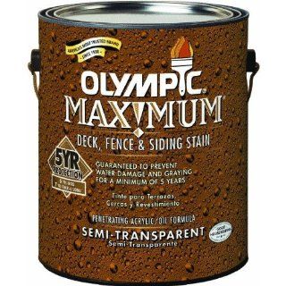 Olympic Ppg Inc Galcedar Max Semi Stain 79561A/01 Exterior Stain Oil Semi Transparent   Household Wood Stains  