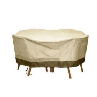 Patio Armor Polyester Deluxe Round Patio Table and Chair Set Cover SF40286