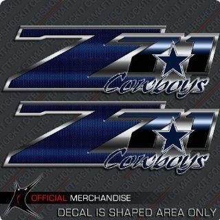 Z71 Cowboys Silverado Decal Dallas  Sports Fan Automotive Decals  Sports & Outdoors