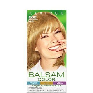 Clairol Balsam Color   602   Medium Ash Blonde  Chemical Hair Dyes  Beauty
