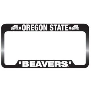 Oregon State Beavers Beavers Full Color Metal License Plate Frame  Sports Fan License Plate Frames  Sports & Outdoors