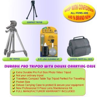 EXTRA DURABLE TRIPOD & DELUXE CASE FOR FUJI FINEPIX E900 S6000 S6000fd S9100 S5200 S9000 S9500 S3100 S5100 S3 S5000 S1 S2 S20 PRO S3000 S304 S5500 S602Z S7000 A350 A600 A360 A370 A400 A500 E900 A345 A350 A403 2650 4700 DS 7 DX 10 DX5 DX 7 DX 8 DX 9 130