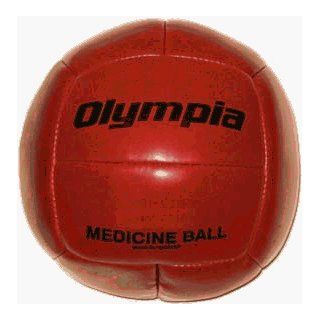 Syn. Leather Medicine Ball   4 5 lbs. (red)  Sports & Outdoors