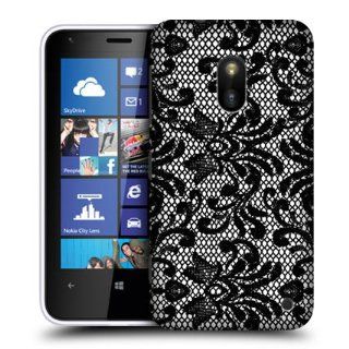 Head Case Designs Damask Black Lace Hard Back Case Cover For Nokia Lumia 620 Cell Phones & Accessories