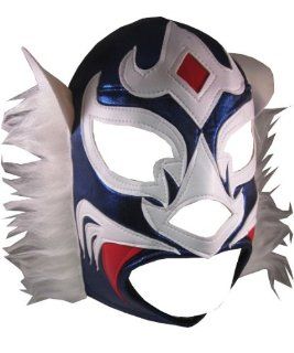 FELINO Adult Lucha Libre Wrestling Mask (pro fit) Costume Wear   Blue  Wrestling Singlets  Sports & Outdoors