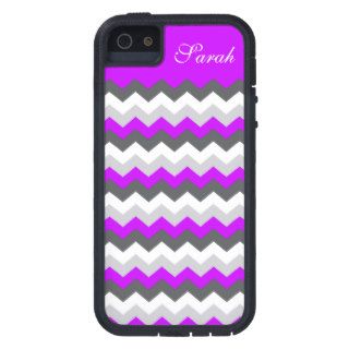 Purple Monogram Chevron ZigZag   Pick Your Color iPhone 5 Cases