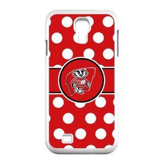 Playcase Top Designer phone Case NCAA Wisconsin Badgers Background for Samsung Galaxy S4 I9500 Case Cover,Wisconsin Badgers Samsung Galaxy S4 I9500 phone case Cell Phones & Accessories