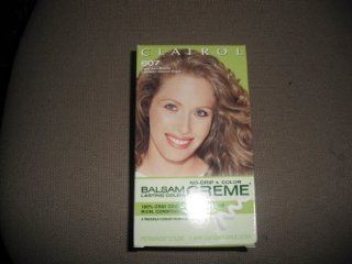 Clairol Balsam Lasting Color, Color Locking Creme System, 607 Light Ash Brown, 1 Application Health & Personal Care