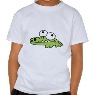 Alligator Crocodile Gator Croc Cartoon Caricature T Shirt