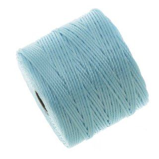 BeadSmith Super Lon Cord   Size #18 Twisted Nylon   Sky Blue / 77 Yard Spool