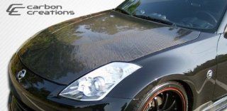 2007 2008 Nissan 350Z Carbon Creations OEM style Hood   1 Piece Automotive