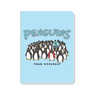 ECOeverywhere Penguin Paradise Journal, 160 Pages, 7.625 x 5.625 Inches, Multicolored (jr12687)  Hardcover Executive Notebooks 