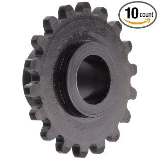 Miniature Delrin Sprocket 1/4" Bore, 16 Teeth, 0.625" Pitch Diameter (Pack of 10) Roller Chain Sprockets