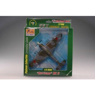 Hurricane Mk II 609th IAP 1942 WWII (Built Up Plastic) Easy Model MRC Toys & Games