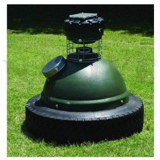 Capsule Game Feeder 250 LB Tire Feeder Cattle Equestrian Deer Horses Fish Farms  Hunting Game Feeders  Sports & Outdoors