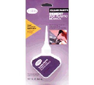 Clear Parts Cement 1oz   Hobby Modeling Adhesives