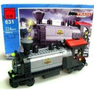 Enlighten 631 DIY Educational Train Series Heavy Duty Steam Locomotive 224PCS With Assembles Particles Blocks Bricks Toys Toys & Games