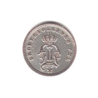 1875 Norway 10 Ore Coin KM#350   40% Silver 