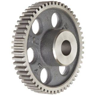 Boston Gear ND54 Spur Gear, 14.5 Pressure Angle, Cast Iron, Inch, 12 Pitch, 0.750" Bore, 4.667" OD, 0.750" Face Width, 54 Teeth
