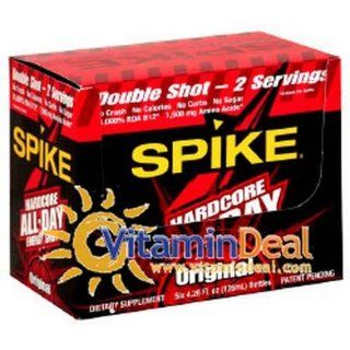 Spike Double Shot, Original, 4 oz. x 6 Bottles per Case, From Biotest Health & Personal Care