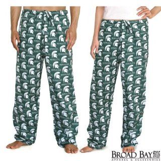 Michigan State University Scrubs Pants DRAWSTRING BOTTOMS Size XL  MSU Spartans Logo 100% Natural Cotton   NOT a CHEAP BLEND   For HIM or HER  GIFT Ideas for Man Men Woman Women Ladies Nurses MOM Mother or DAD Father  Sports Fan Pants  Sports & Outdo